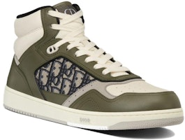 Dior B27 High Olive dan Cream Calfskin dengan Dior Oblique Jacquard Coklat-Black 3SH133ZIR_H661 Order Dior B27 High Olive dan Cream Calfskin dengan Dior Oblique Jacquard Coklat-Black 3SH133ZIR_H661