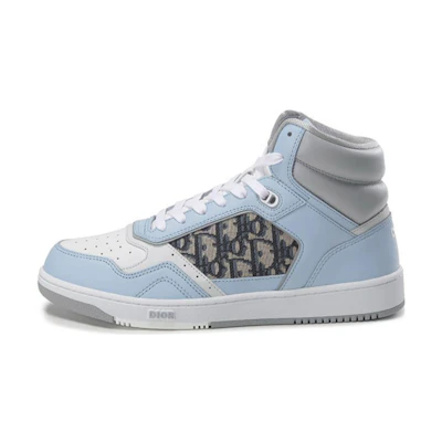 Dior B27 High 'Dior Oblique - Light Blue Grey'