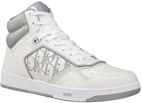 Dior B27 High White and Gray Smooth Calfskin with White Dior Oblique Galaxy Leather 3SH133ZIJ_H068 Lookbook Dior B27 High White and Gray Smooth Calfskin with White Dior Oblique Galaxy Leather 3SH133ZIJ_H068