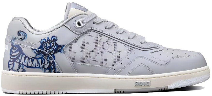 Dior B27 Kenny Scharf Low Top Cetakan Harimau Biru 3SN272ZMG_H861 Order Dior B27 Kenny Scharf Low Top Cetakan Harimau Biru 3SN272ZMG_H861