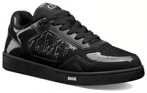 DIOR迪奧 B27 漆皮 舒適百搭 減震防滑耐磨 低筒 慢跑鞋 男款 黑色 Lookbook DIOR迪奧 B27 漆皮 舒適百搭 減震防滑耐磨 低筒 慢跑鞋 男款 黑色