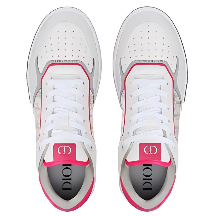 Shop Dior B27 Low 'Galaxy Dior Oblique - Putih Neon Merah Jambu' 3SN272ZIJ_H863