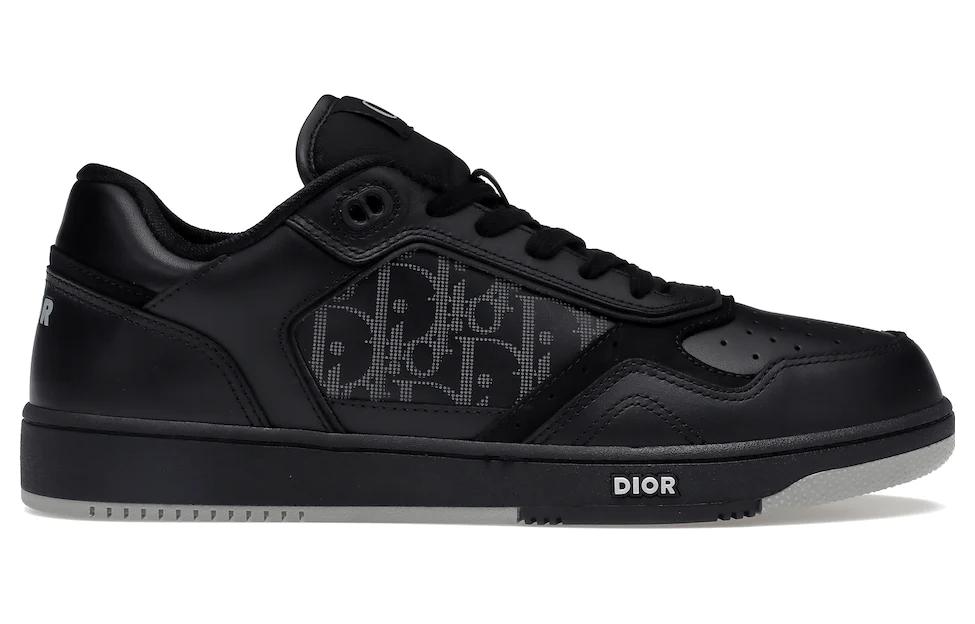 Lookbook Dior B27 低帮 黑色 Dior Oblique Galaxy 灰色皮革 3SN272ZPR_H969