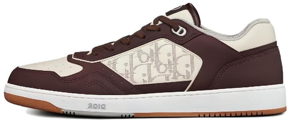 Dior迪奧 B27 Oblique 印花 光滑小牛皮 百搭 時尚板鞋 男款 棕白色 Buy Dior迪奧 B27 Oblique 印花 光滑小牛皮 百搭 時尚板鞋 男款 棕白色