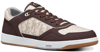 Dior B27 Low Coklat Putih Oblique Kulit 3SN272ZML_H761 Lookbook Dior B27 Low Coklat Putih Oblique Kulit 3SN272ZML_H761