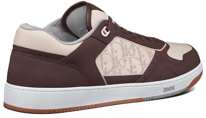 Dior迪奧 B27 Oblique 印花 光滑小牛皮 百搭 時尚板鞋 男款 棕白色 Purchase Dior迪奧 B27 Oblique 印花 光滑小牛皮 百搭 時尚板鞋 男款 棕白色