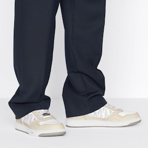 Dior B27 Low Kulit Putih Krim Oblique 3SN272ZML_H160 Details for Dior B27 Low Kulit Putih Krim Oblique 3SN272ZML_H160