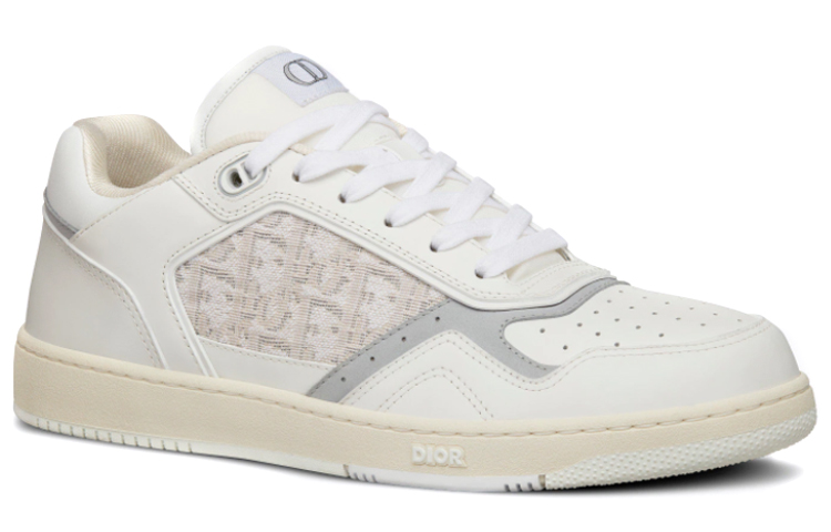 Lookbook Dior迪奧 B27 Oblique 印花 光滑小牛皮 休閒板鞋 男款 灰白色
