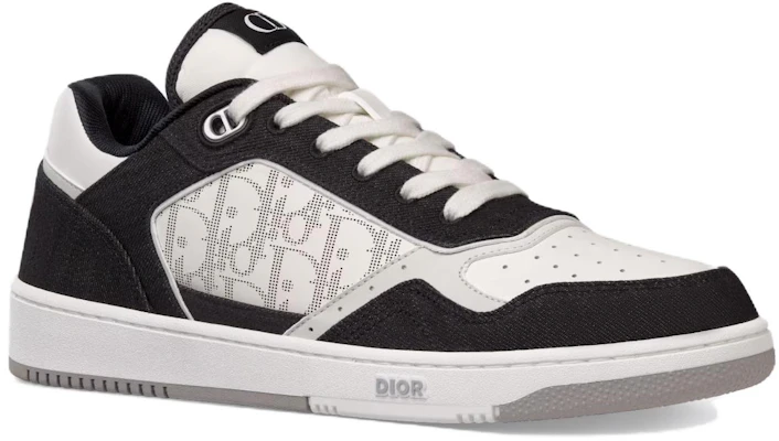 Dior B27 Low Putih Hitam Denim 3SN272ZAC_H960 Shop Dior B27 Low Putih Hitam Denim 3SN272ZAC_H960