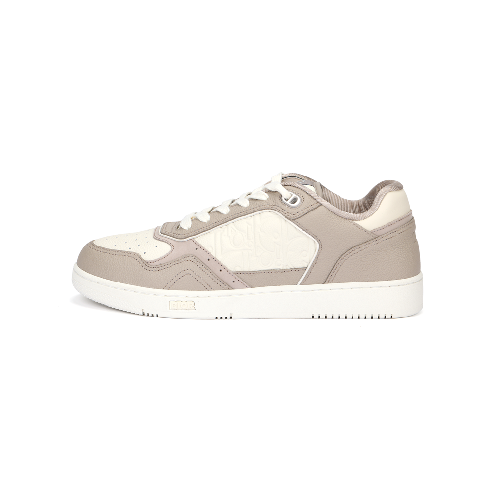 Dior B27 Uptown Beige Leather Low-Top Sneakers 3SN272ZAY_H114