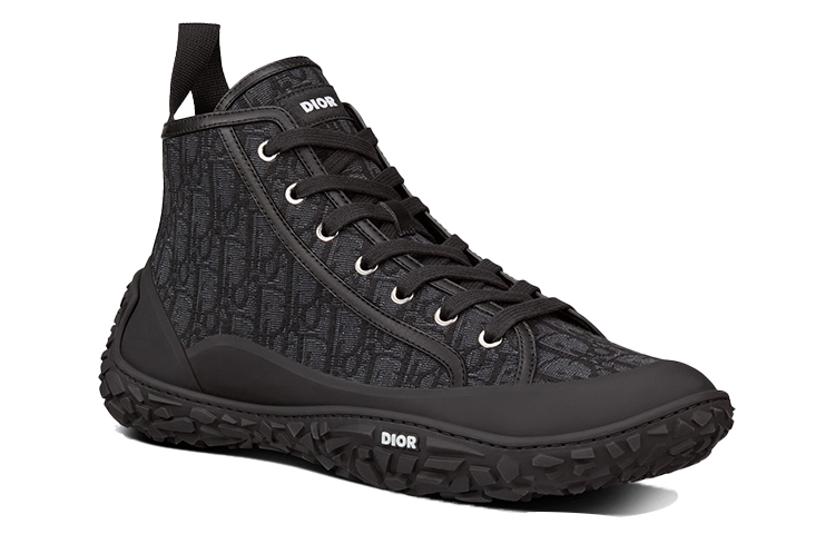 Lookbook Sepatu Boot Dior B28 Diorizon 'Dior Oblique - Hitam' 3SH131ZJW_H969