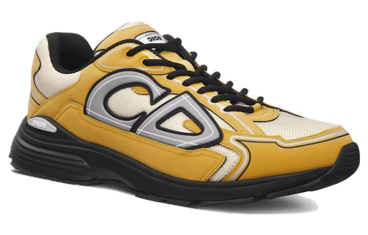 Order Dior B30 Crème Mesh Geel Technische Stof Sneakers 3SN279ZRD-H211