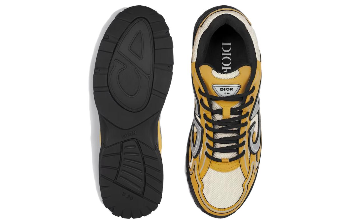 Purchase Dior B30 Crème Mesh Geel Technische Stof Sneakers 3SN279ZRD-H211