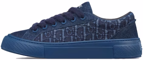 DIOR B33 Oblique Low-Top Canvas Sneakers Blue Platform Shoes 3SN303ZDN_H565 DIOR B33 Oblique Low-Top Canvas Sneakers Blue Platform Shoes 3SN303ZDN_H565