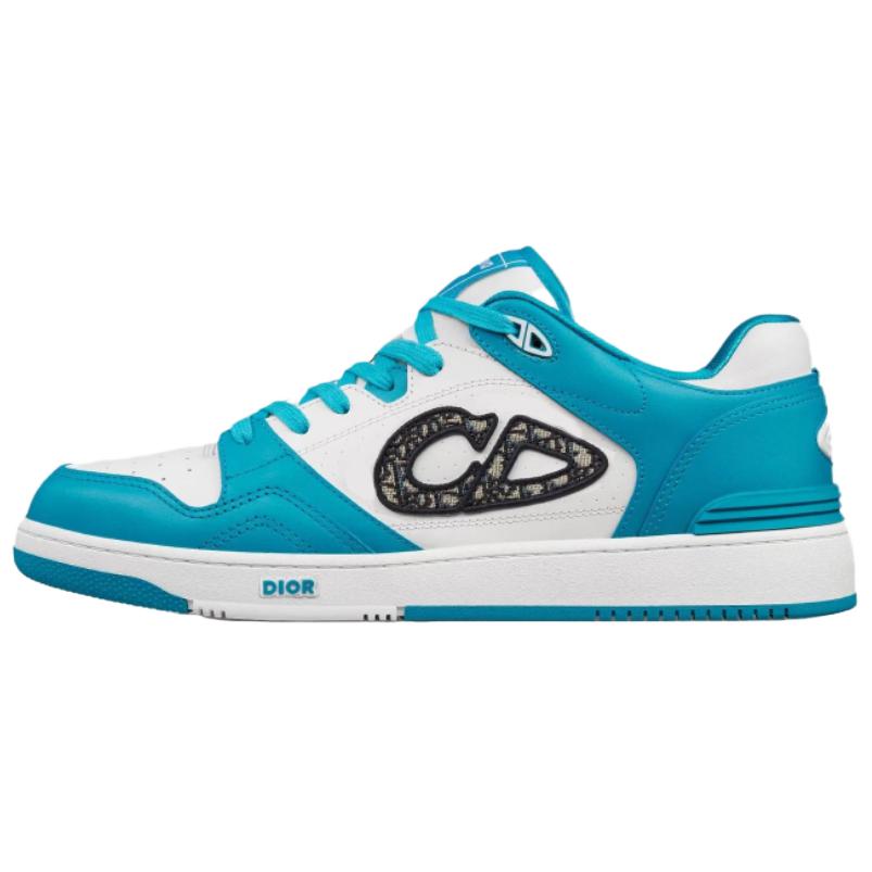 Dior B57 Blue Low-Top Calfskin Leather Sneakers 3SN318ZXU_H524