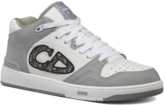 Dior B57 Mid 'CD Print - Abu Abu Putih' 3SH141ZXU_H860 Order Dior B57 Mid 'CD Print - Abu Abu Putih' 3SH141ZXU_H860