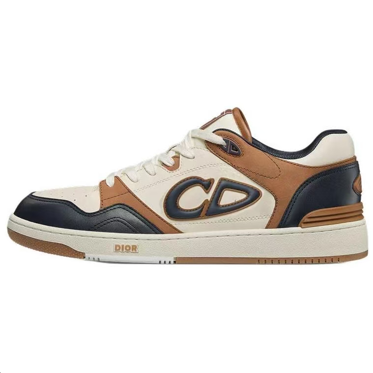 Dior B57 Suede Calfskin Low-Top Lace-Up Sneakers Navy Blue 3SN318ZXT_H595