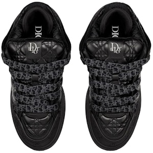 ERL x DIOR迪奧 B9S 皮革 藤格紋 花卉圖案刺繡 時尚板鞋 男款 黑色 Shop ERL x DIOR迪奧 B9S 皮革 藤格紋 花卉圖案刺繡 時尚板鞋 男款 黑色