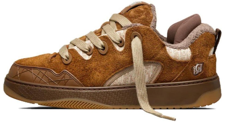 Dior B9S Skater ERL Brown Suede with Brown and Beige Dior Oblique Jacquard 3SN289ZTF_H767 Buy Dior B9S Skater ERL Brown Suede with Brown and Beige Dior Oblique Jacquard 3SN289ZTF_H767