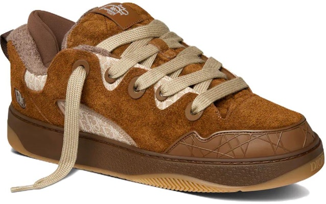 Dior B9S Skater ERL Brown Suede with Brown and Beige Dior Oblique Jacquard 3SN289ZTF_H767 Order Dior B9S Skater ERL Brown Suede with Brown and Beige Dior Oblique Jacquard 3SN289ZTF_H767