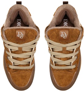 Dior B9S 鞋款 ERL 棕色麂皮配棕色和米色 Dior Oblique 提花纹 3SN289ZTF_H767 Lookbook Dior B9S 鞋款 ERL 棕色麂皮配棕色和米色 Dior Oblique 提花纹 3SN289ZTF_H767