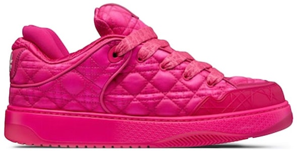 ERL x DIOR迪奧 B9S 緞面 藤格紋 花卉圖案刺繡 時尚板鞋 男款 桃紅色 Order ERL x DIOR迪奧 B9S 緞面 藤格紋 花卉圖案刺繡 時尚板鞋 男款 桃紅色