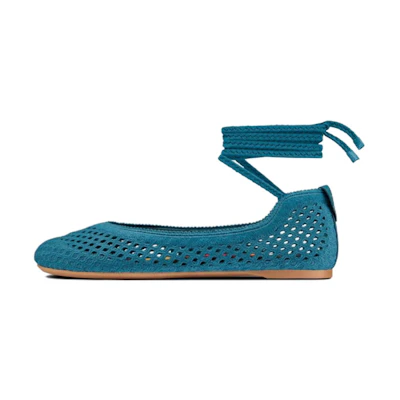 Dior Ballet Flat 'Navy Bee CD Logo'