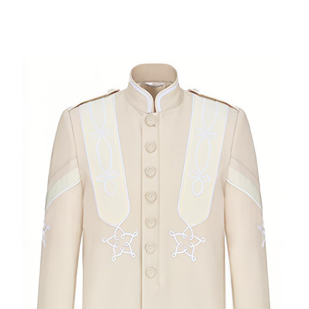 DIOR Beige Printed Stand Collar Long Sleeve Jacket 143C221B5180-C020 圖 4