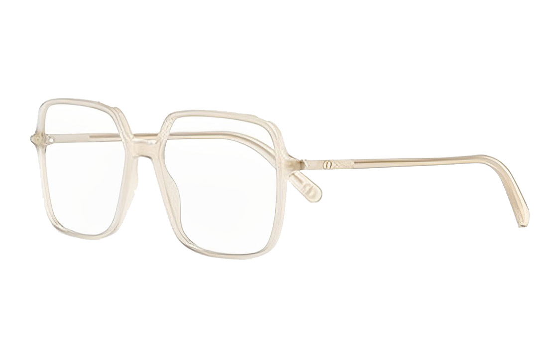 DIOR Beige Square Acetate Optical Eyeglasses Frame Unisex for Couples. MINICDOS2I-6400 圖 2