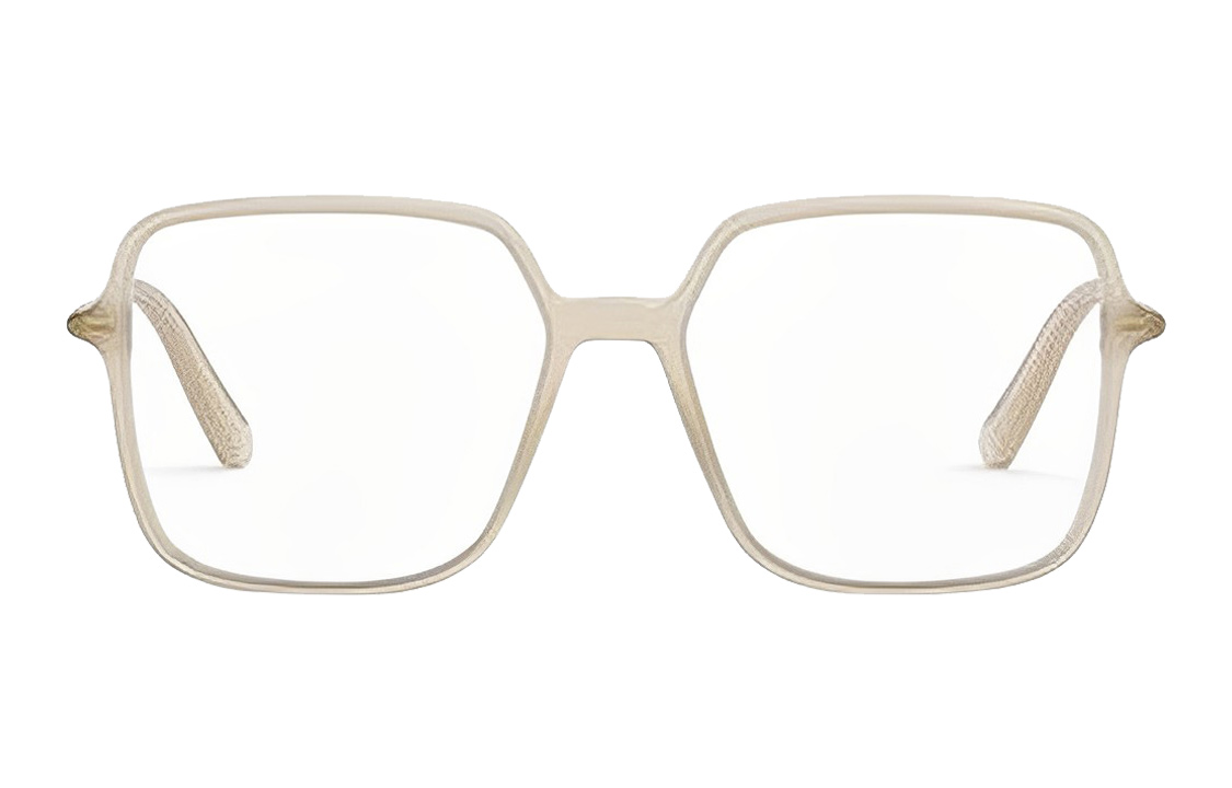 DIOR Beige Square Acetate Optical Eyeglasses Frame Unisex for Couples. MINICDOS2I-6400 圖 3