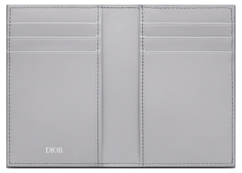 Dior Bi-Fold Card Holder Oblique Galaxy Gray 圖 3