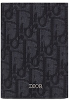 Dior Bi-Fold Card Holder Oblique Jacquard Black Dior Bi-Fold Card Holder Oblique Jacquard Black