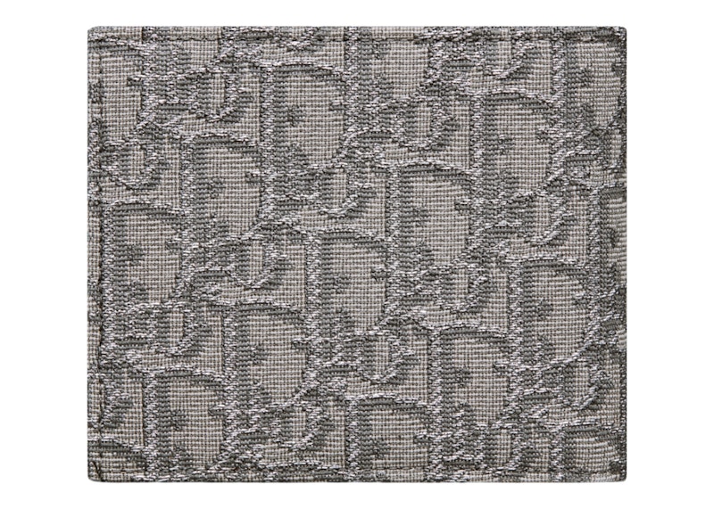 Lookbook 迪奥双折钱包Dior Oblique纹钌/灰色