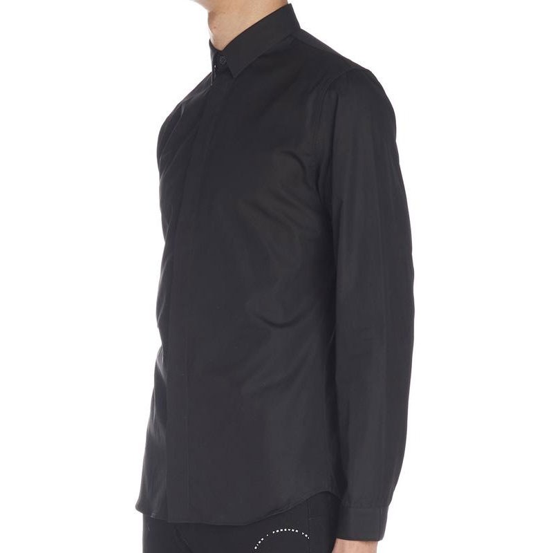 Purchase DIOR Camisa Casual Negra de Algodón con Logo de Abeja para Hombre. 733C518B1581-900