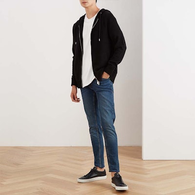 DIOR Black Cashmere Knit Zipper Sweatshirt 013M200AT956-C989 Lookbook DIOR Black Cashmere Knit Zipper Sweatshirt 013M200AT956-C989