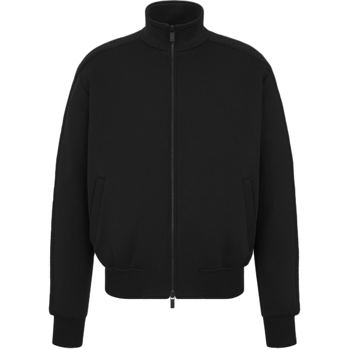 DIOR Black Cotton-Blend Knit Jacket 513J425A097-9C900