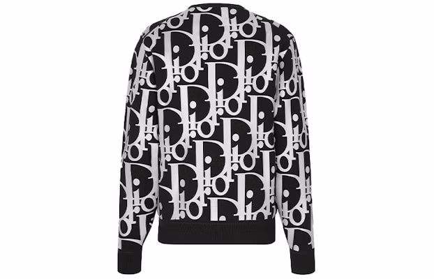 Dior Black Crewneck Sweater with Letter Print 113M630AT197-C900 Lookbook Dior Black Crewneck Sweater with Letter Print 113M630AT197-C900