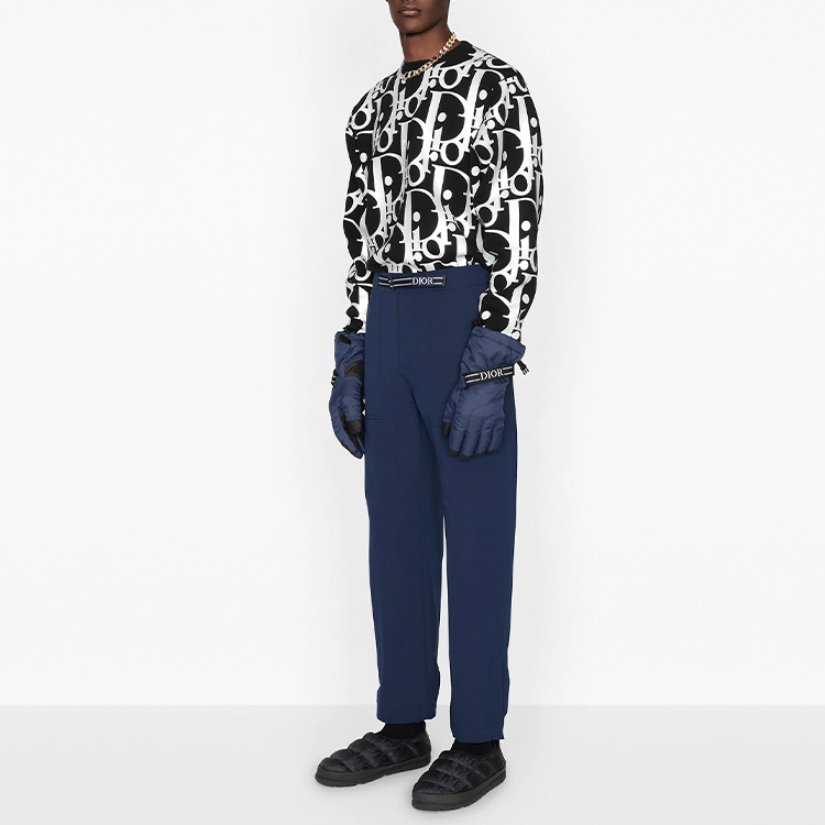 Details for Sweater Dior Hitam Crewneck dengan Cetakan Huruf 113M630AT197-C900