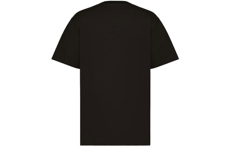 DIOR Black Embroidered Animal Casual Crewneck T-Shirt. 193J649A0677-C986 圖 3