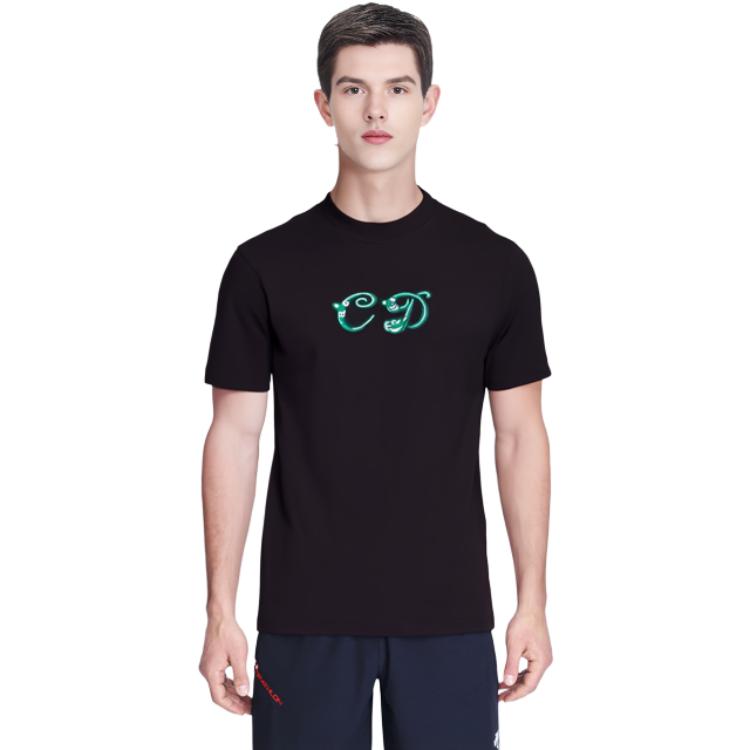 DIOR Black Embroidered Animal Casual Crewneck T-Shirt. 193J649A0677-C986 圖 4