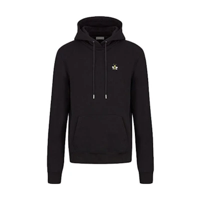 Dior Black Embroidered Bee Hoodie - New Season Release 933J600B0531-982