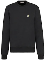 Dior Black Embroidered Bee Pullover Casual Sweatshirt 933J612-A0531-982 Dior Black Embroidered Bee Pullover Casual Sweatshirt 933J612-A0531-982