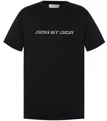DIOR 黑色刺繡Logo印花短袖T恤 863J611K0910-980 Buy DIOR 黑色刺繡Logo印花短袖T恤 863J611K0910-980
