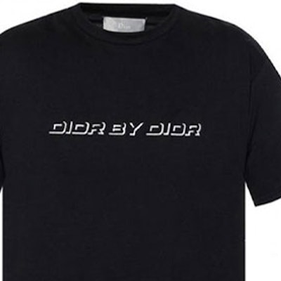 DIOR 黑色刺繡Logo印花短袖T恤 863J611K0910-980 Details for DIOR 黑色刺繡Logo印花短袖T恤 863J611K0910-980