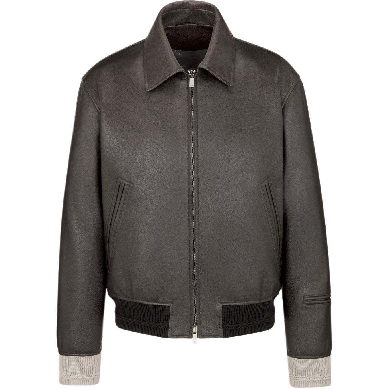 Dior Black Fitted Patchwork Short Jacket with Pointed Collar 493L416A0760-C988