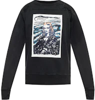 DIOR Black Graphic Print Crewneck Long-Sleeve Sweatshirt 943J660A0531889 DIOR Black Graphic Print Crewneck Long-Sleeve Sweatshirt 943J660A0531889