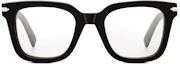 Lookbook DIOR Gafas Ópticas Negras de Acetato Irregular con Logo "CD". SUTS10IXB-10BB