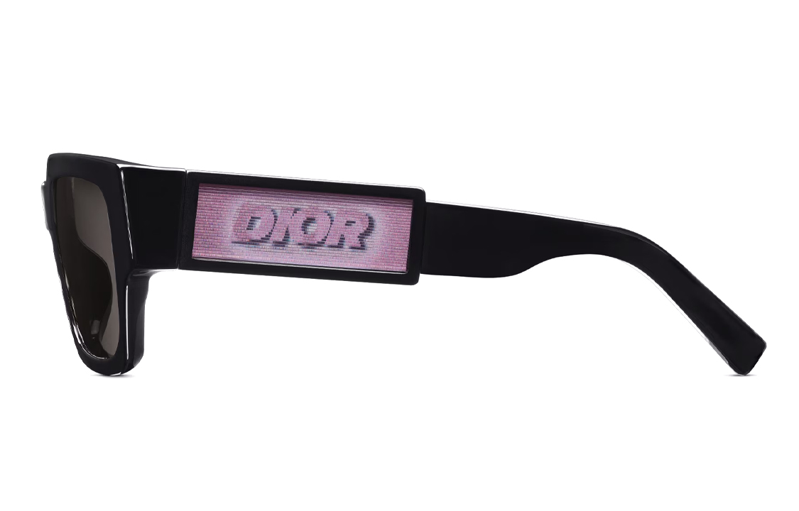 Purchase DIOR 男士黑色不规则侧标太阳镜 CD SU 16A0