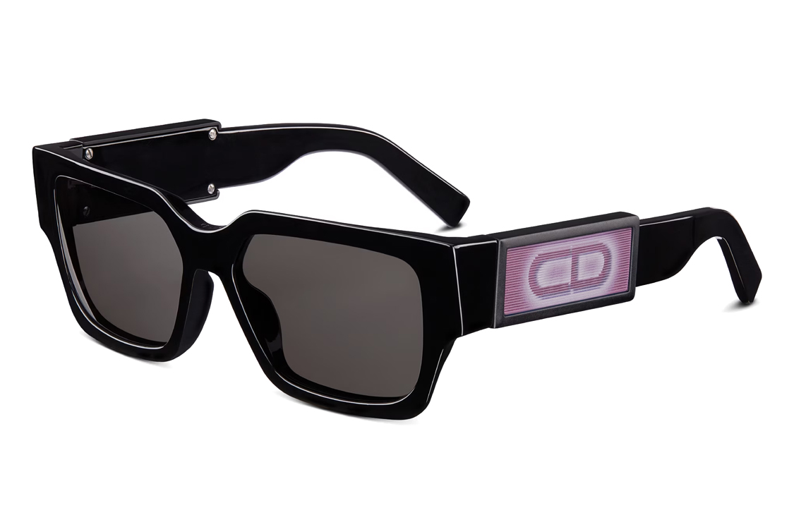 Details for DIOR 男士黑色不规则侧标太阳镜 CD SU 16A0