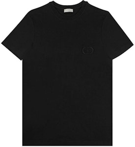 DIOR 黑色刺绣标志圆领T恤 - 新款系列 013J600A0589-C989 Buy DIOR 黑色刺绣标志圆领T恤 - 新款系列 013J600A0589-C989